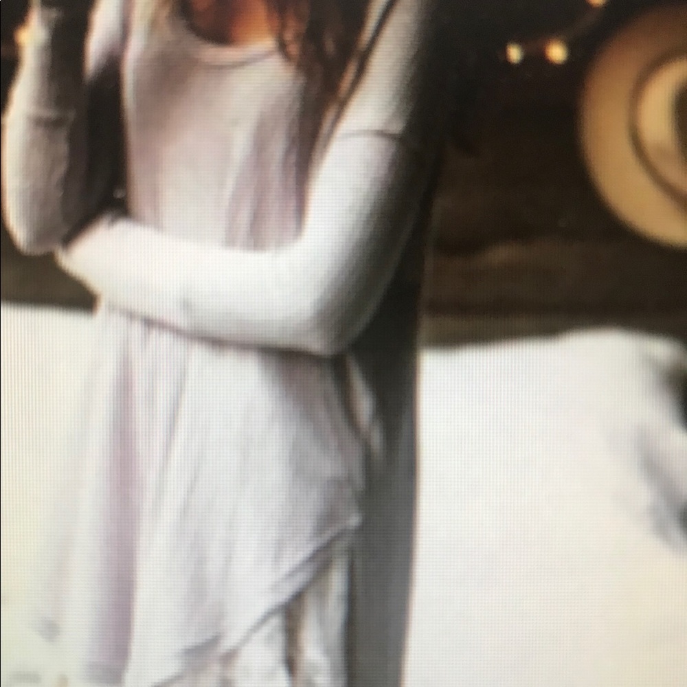Free People distressed lightweight top.